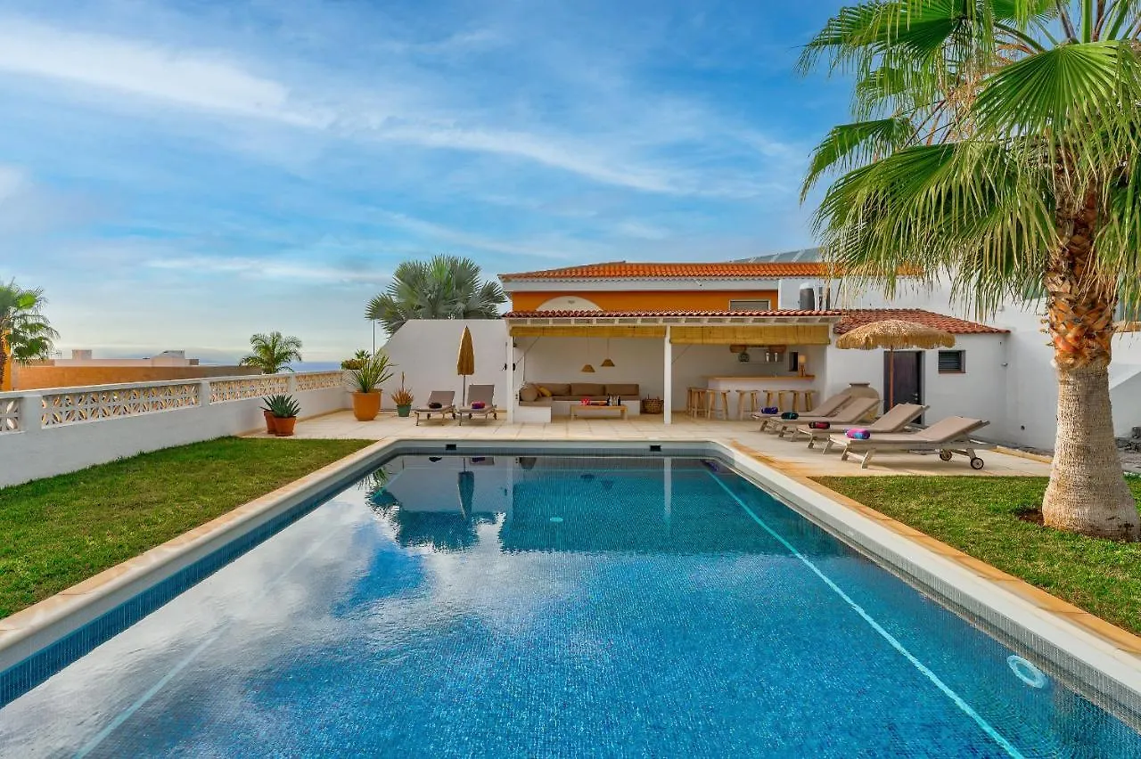 Charming Villa With Private And Heated Pool Costa Adeje  Spain