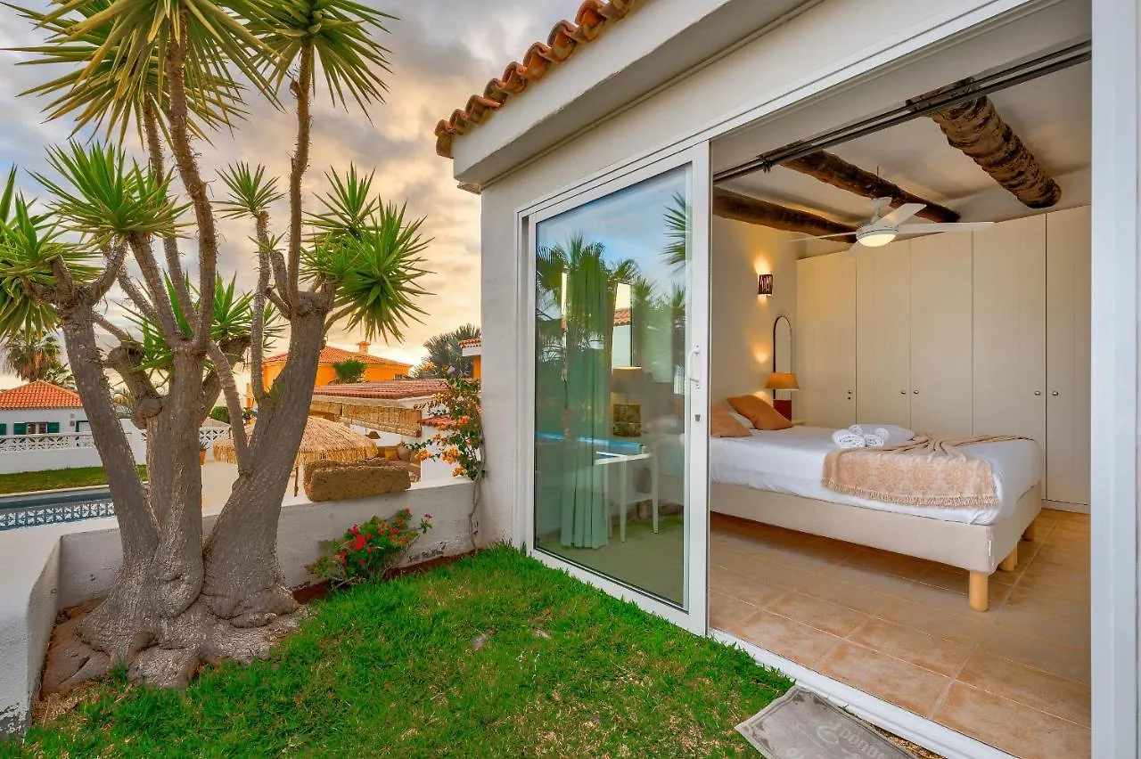 Charming Villa With Private And Heated Pool Costa Adeje  Spain